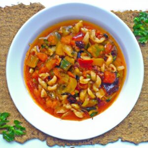 Hearty Minestrone with Whole Grain Pasta: Nutritious & Delicious