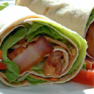 Twist on a Classic: Turkey Bacon BLT Wrap Delight