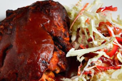 Tender Slow-Cooked Pulled Chicken with Zesty BBQ Sauce