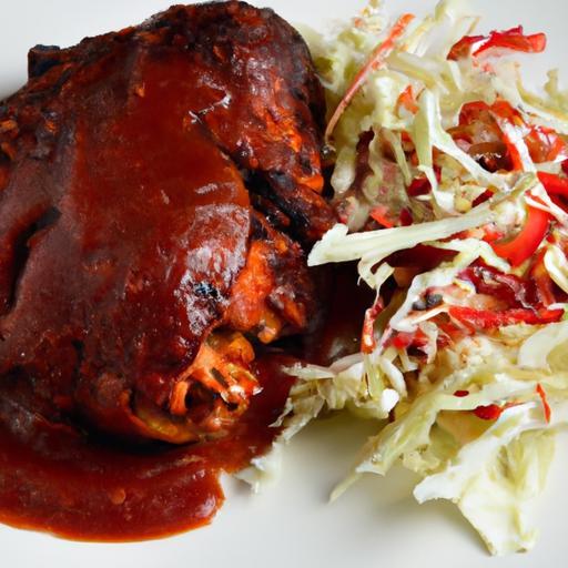 Tender Slow-Cooked Pulled Chicken with Zesty BBQ Sauce