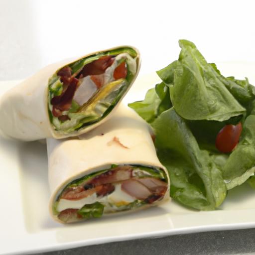 Twist on a Classic: Turkey Bacon BLT Wrap Delight