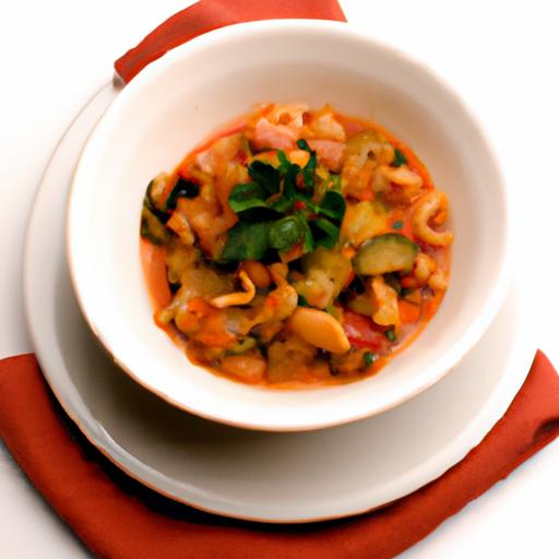 Hearty Minestrone with Whole Grain Pasta: Nutritious & Delicious