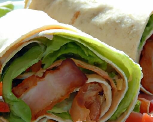Twist on a Classic: Turkey Bacon BLT Wrap Delight