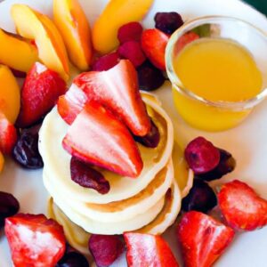 Tiny Treats: Delightful Mini Pancakes with Fresh Fruit