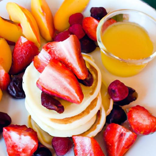 Tiny Treats: Delightful Mini Pancakes with Fresh Fruit