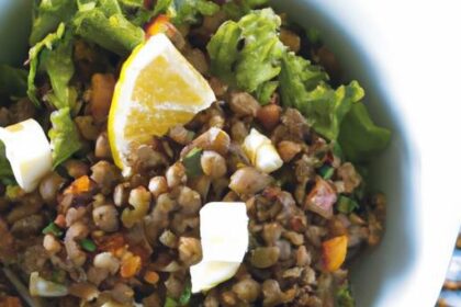 Fresh and Flavorful: The Ultimate Lentil Salad with Feta