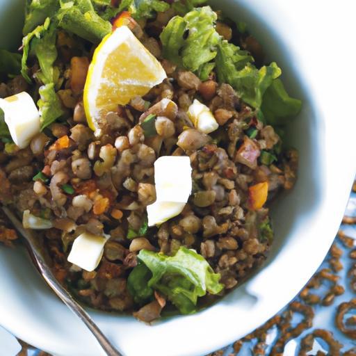 Fresh and Flavorful: The Ultimate Lentil Salad with Feta
