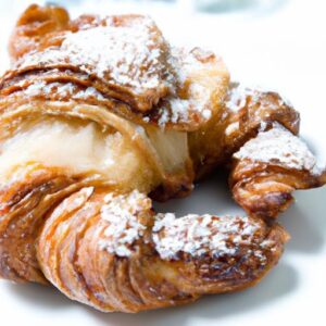 Crunchy Delight: The Sweet Charm of Croissant au Sucre Perlé