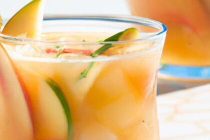 Refreshing Iced Green Tea with Peach: A Perfect Summer Sip