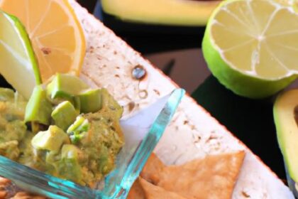 Wholesome Bites: Savor Whole Grain Crackers with Guacamole