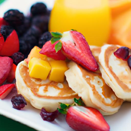 Tiny Treats: Delightful Mini Pancakes with Fresh Fruit