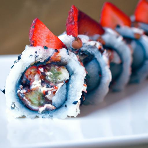 blueberry Sushi Roll: A Sweet Twist on a Classic Dish