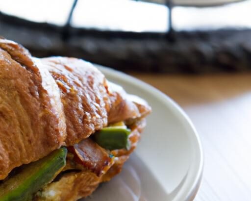 Delightful Avocado & Grilled Chicken Stuffed Croissant Recipe