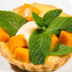 Tropical Delight: Crafting a Grain-Free Mango Tart Magic