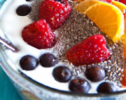 Energize Your Day: Delicious Chia Seed Pudding with Fruit
