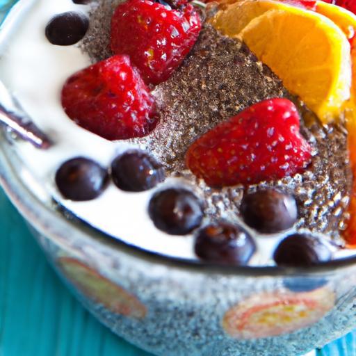 Energize Your Day: Delicious Chia Seed Pudding with Fruit