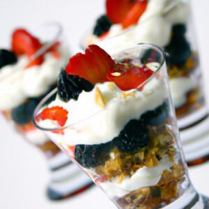 Layered Bliss: Create Perfect Yogurt Parfait Cups Easily