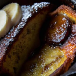 Smoky Sweetness: The Art of Grilled Banana Bread Pudding
