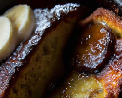 Smoky Sweetness: The Art of Grilled Banana Bread Pudding