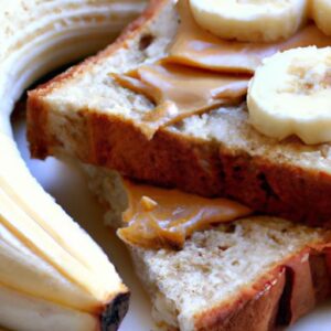 The Perfect Peanut Butter & Banana Sandwich Delight