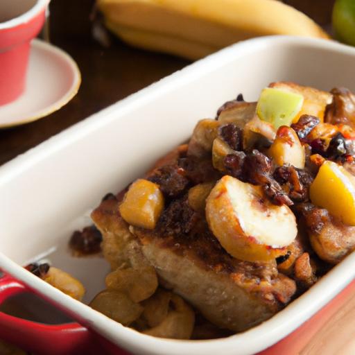 Smoky Sweetness: The Art of grilled Banana Bread Pudding