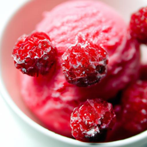 Refreshing Raspberry Sorbet: Naturally Sweet & Sugar-Free