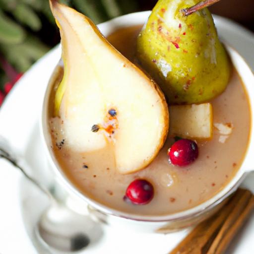 Warm Up with Cozy Spiced Pear Hot Chocolate This Season