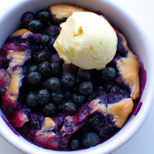 Effortless Pressure Cooker Blueberry​ Cobbler: Sweet & fast