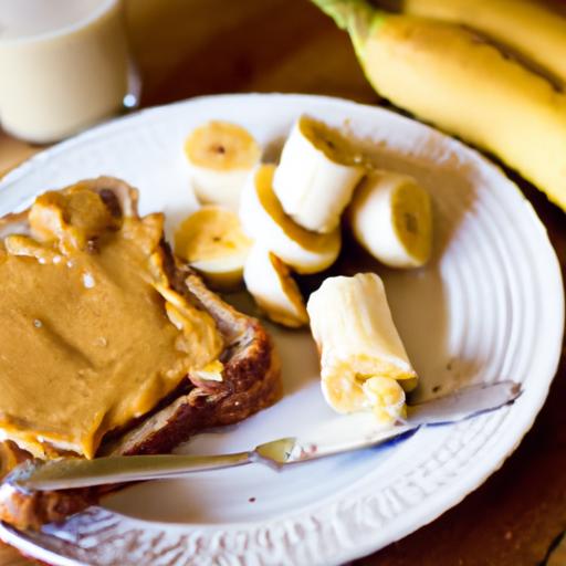 The Perfect Peanut Butter & banana Sandwich Delight