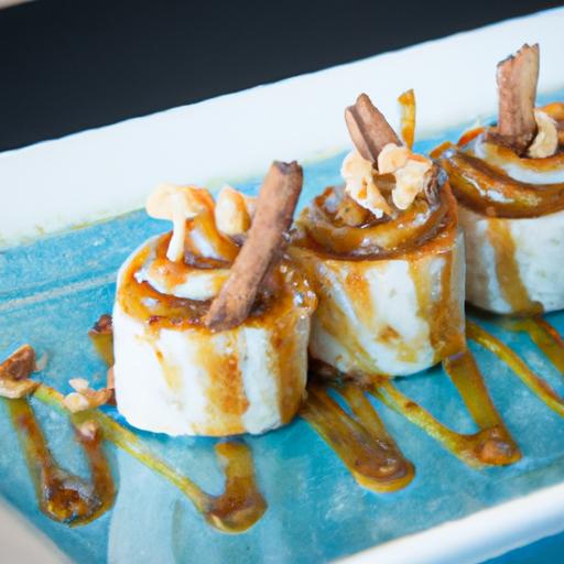 Cinnamon Roll Sushi: Sweet Meets Savory in a Rolled Delight