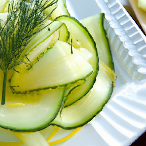 Refreshing Cucumber Dill Salad: A Crisp, Herb-Infused Delight