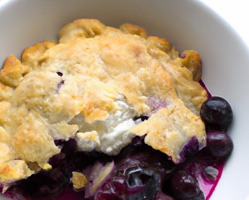 Effortless Pressure Cooker Blueberry Cobbler: Sweet & Fast