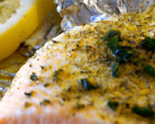 Zesty Baked Salmon in Foil: Lemon & Herb Delight Unveiled