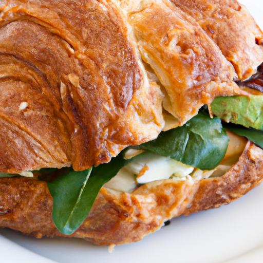 Delightful Avocado & Grilled Chicken Stuffed Croissant Recipe