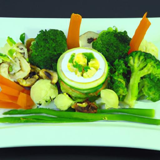 Veggie Robot Platter: A Futuristic Feast for Healthy Eating