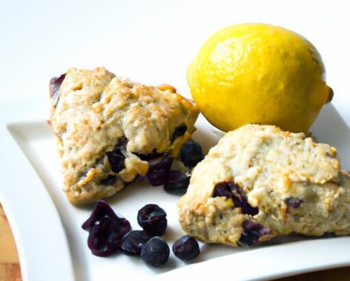 Zesty Lemon Blueberry Scones with Wholesome Whole Wheat