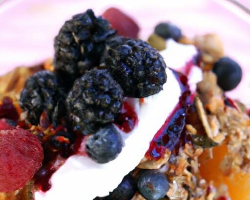 Layered Delight: Berry Parfait with Crunchy Granola Twist