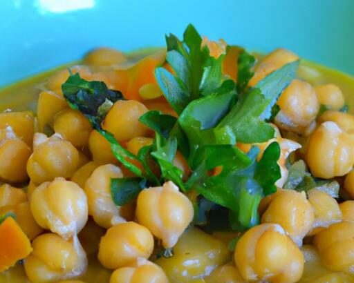 Golden Harvest: Turmeric Chickpea & Spinach Stew Delight