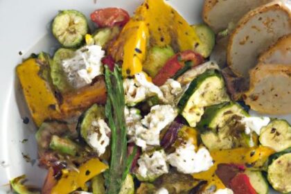 Brighten Your Plate: Roasted Vegetable & Feta Salad Delight