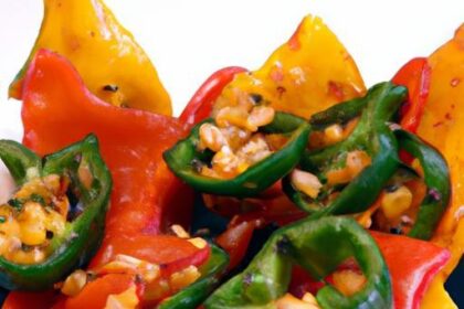 Crunchy Bell Pepper Nachos: Healthy Halves as Chips Delight
