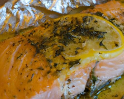 Zesty Baked Salmon in Foil: Lemon & Herb Perfection Unveiled