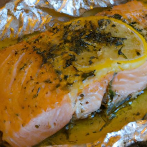 Zesty Baked Salmon in Foil: Lemon & Herb Perfection Unveiled