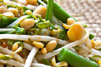 Energize Your Lunch: Refreshing Sprouted Mung Bean Salad