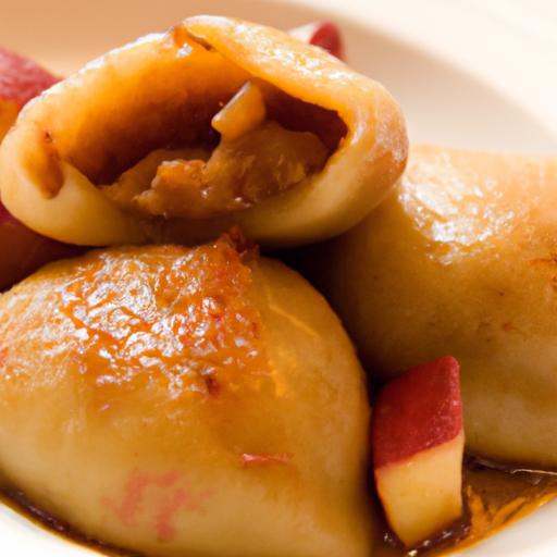 Quick & Cozy: Pressure Cooker sweet⁣ Dumplings with Apple & Plum