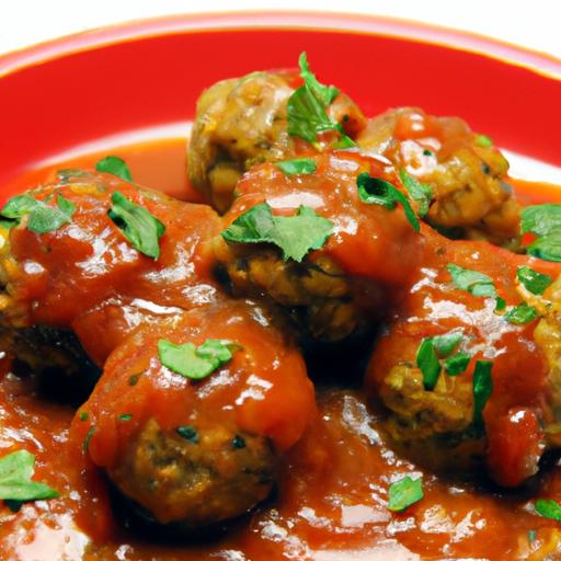 Savory Turkey Meatballs Simmered in Rich Marinara Sauce