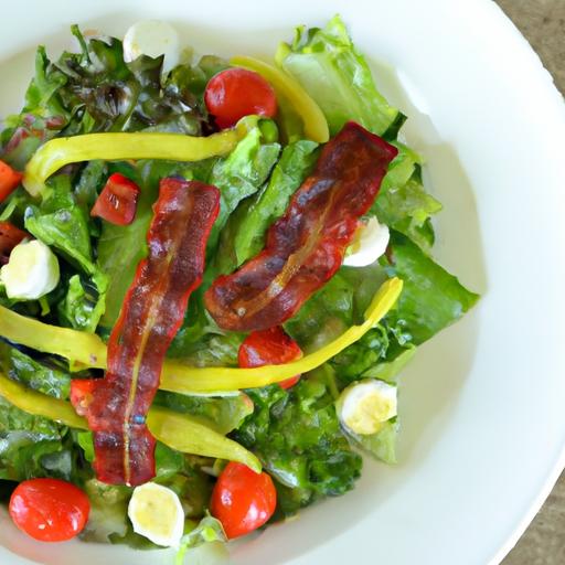Fresh Twist: Bacon-free Cobb Salad with Light Vinaigrette