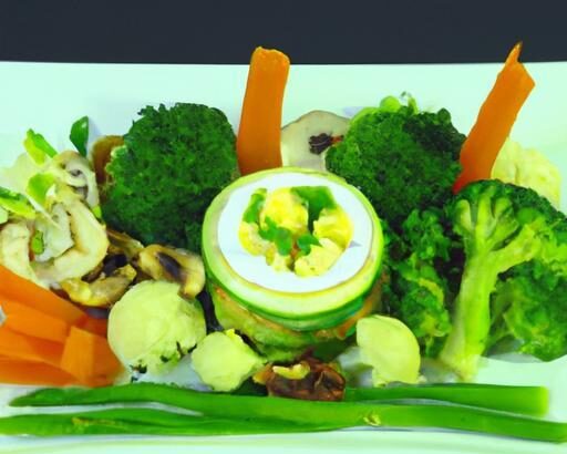 Veggie Robot Platter: A Futuristic Feast for Healthy Eating