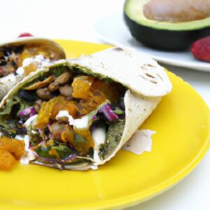 Morning Fuel: Black Bean & Avocado Breakfast Burrito Bliss