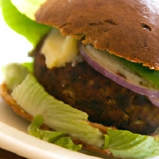 Hearty Lentil Burgers on Whole Wheat Buns: A Tasty Twist