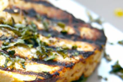 Savor the Flavor: Grilled Halloumi Cheese with Fresh Herbs